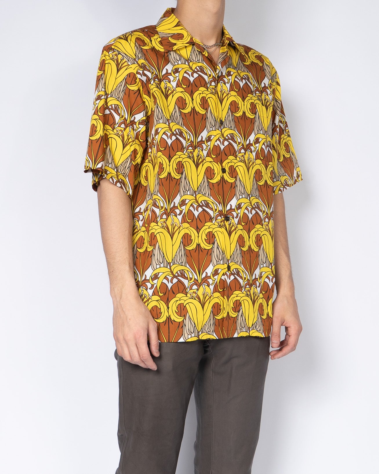 Made to Order Yellow Archive Print Shirt