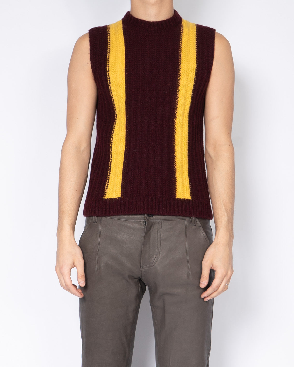 FW17 1 of 1 Striped Knit Vest Sample