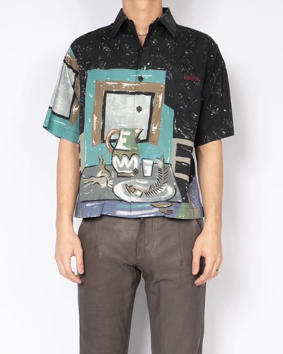FW17 Pastel Table Print Cotton Shirt
