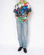 Load image into Gallery viewer, SS19 Multicolor Statue Print Viscose Shirt