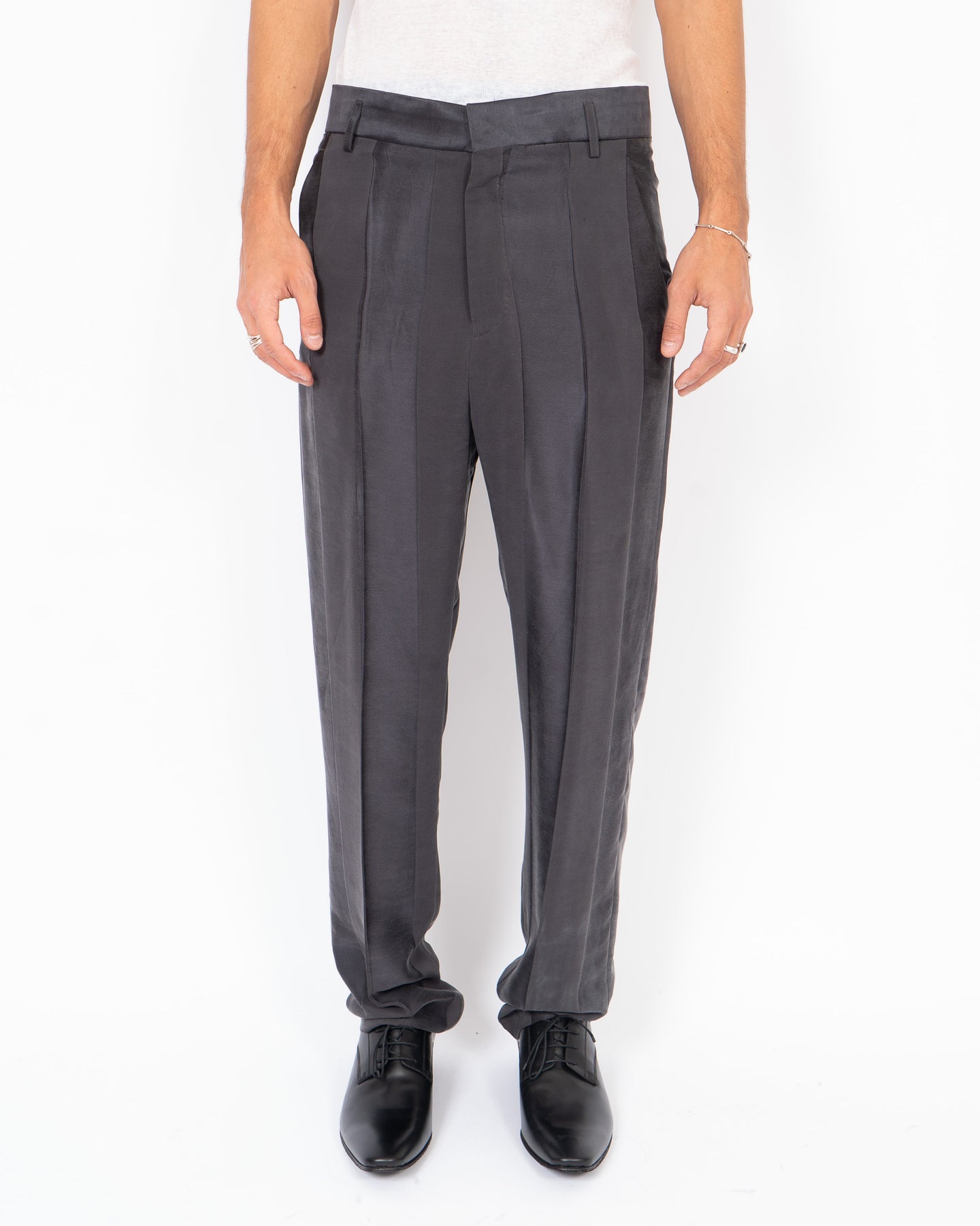 SS15 Cynapium Gun Silk Trousers Sample