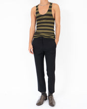 Load image into Gallery viewer, SS18 Heliodor Green Striped Tanktop Sample