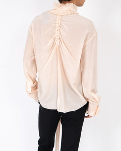 FW18 Sophora Pale Rose Silk Shirt