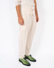 Load image into Gallery viewer, SS18 Selenite Cream Pleated Trousers