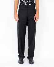 Load image into Gallery viewer, FW06 Black Straight Leg Trousers Sample