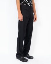 Load image into Gallery viewer, FW06 Black Straight Leg Trousers Sample