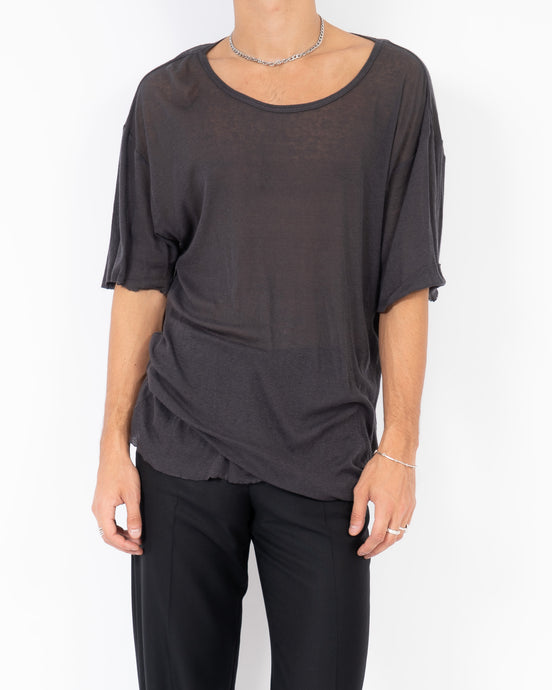 SS14 Oversized Anthracite Cashmere T-Shirt