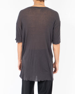SS14 Oversized Anthracite Cashmere T-Shirt