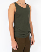 Load image into Gallery viewer, FW17 Ribbed Kath Military Green Tanktop Sample
