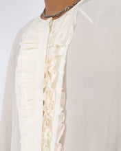 Load image into Gallery viewer, SS18 Sapphirine Ruffle Shirt