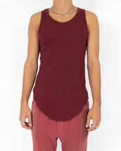Load image into Gallery viewer, FW17 Burgundy Curved Tanktop