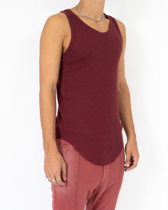 FW17 Burgundy Curved Tanktop