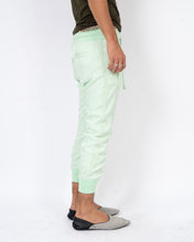 Load image into Gallery viewer, SS17 Saglia Mint Dye Raw Edge Jogger Sample