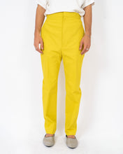 Load image into Gallery viewer, SS19 Yellow Highwaisted Cotton Trousers