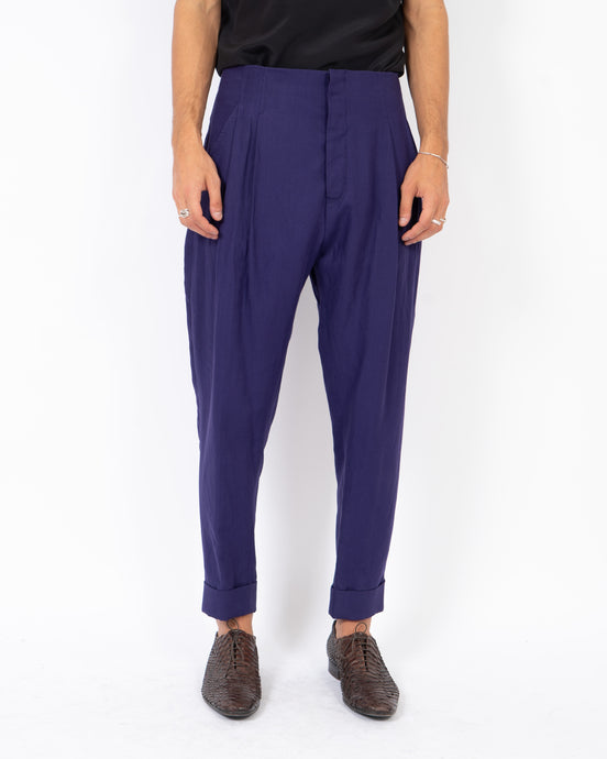 SS18 Tourmaline Violet O Leg Trousers Sample