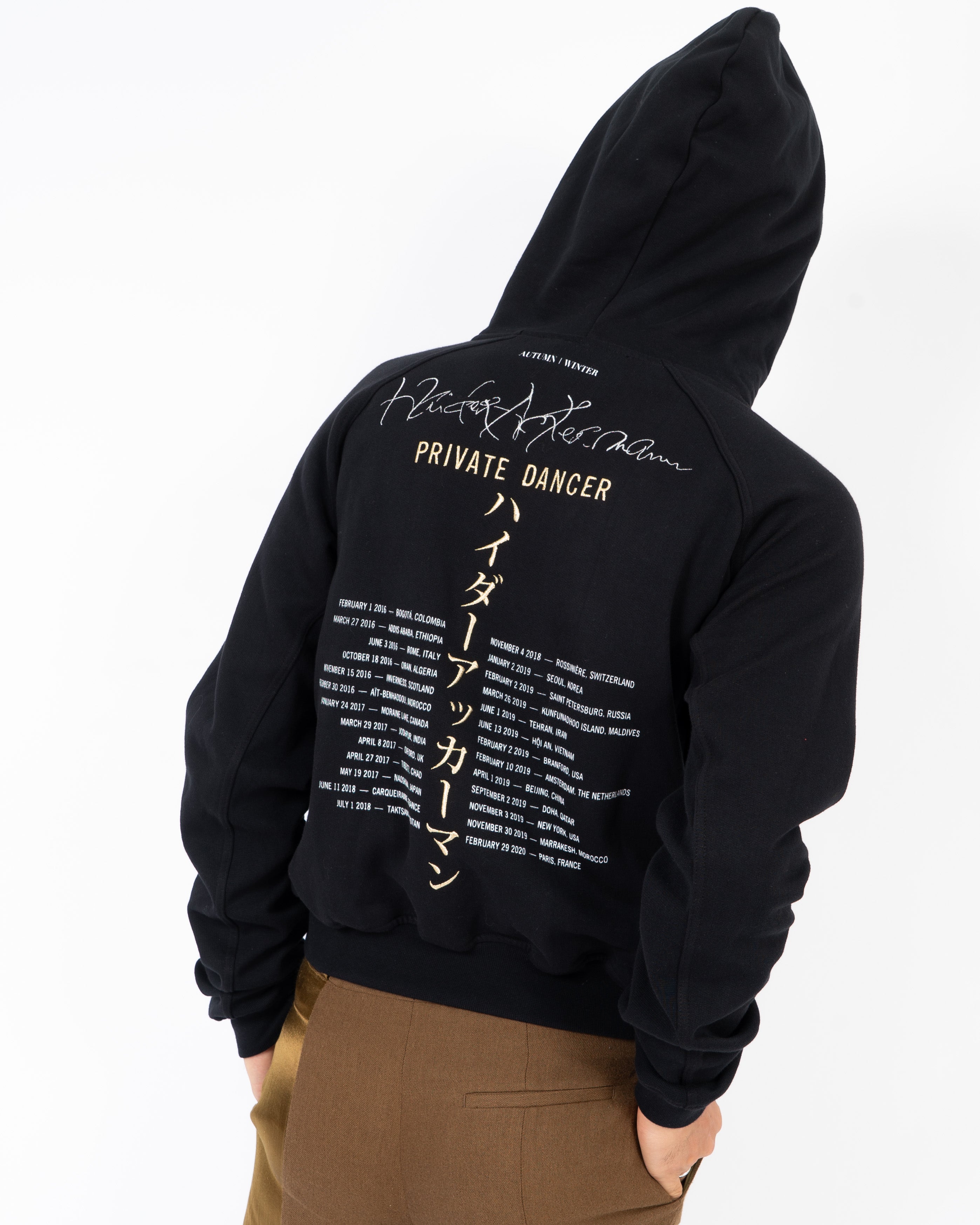 FW20 Embroidered Private Dancer Hoodie Sample