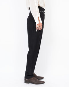 SS18 Calder Black Highwaisted Trousers Sample