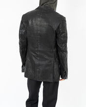Load image into Gallery viewer, SS14 Kills Black Leather Blazer