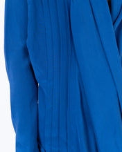 Load image into Gallery viewer, SS18 Blue Drape Silk Shirt Sample