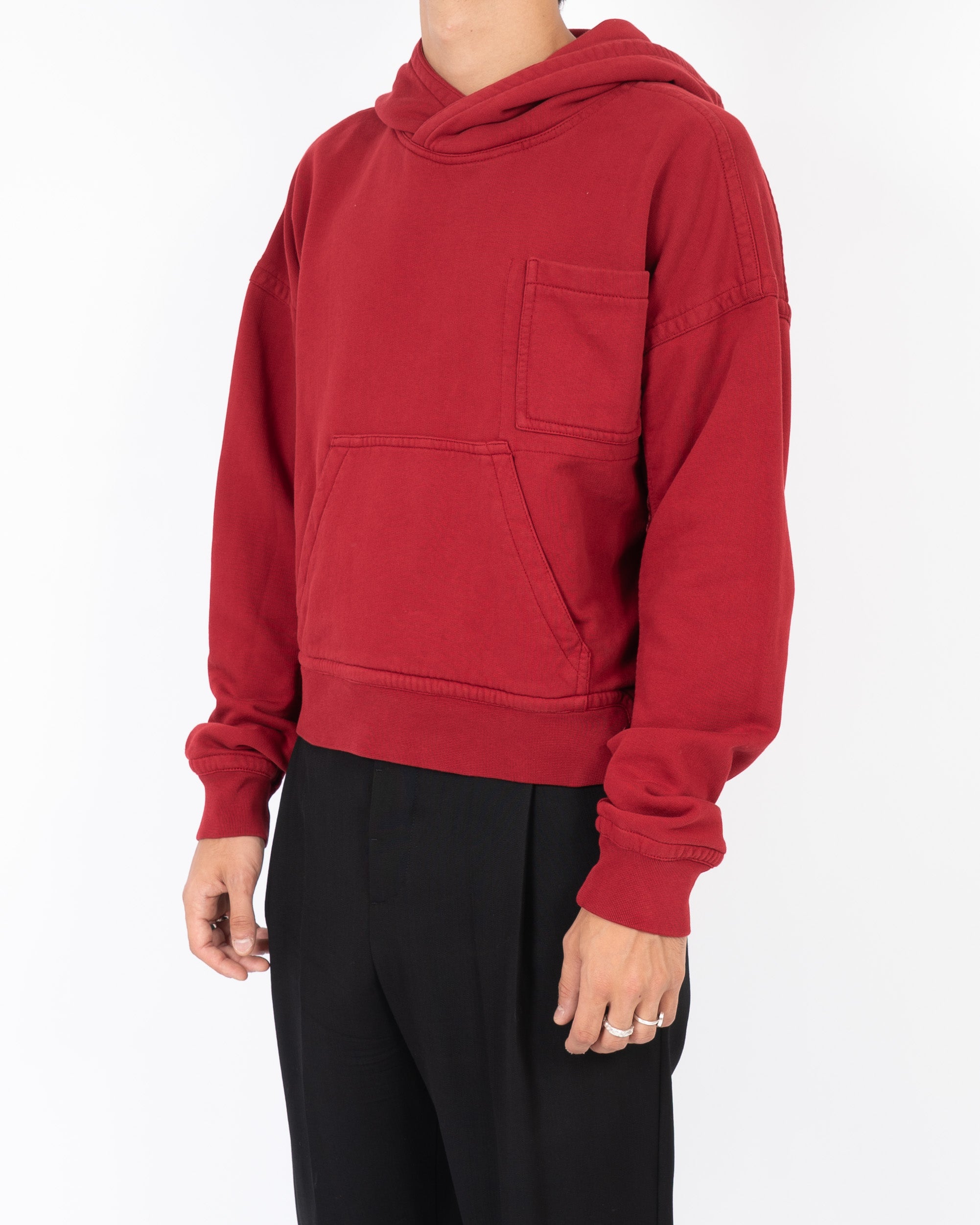FW17 Red Panelled Perth Hoodie
