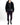 FW14 Distressed Cropped Zip-Hoodie in Black Velvet