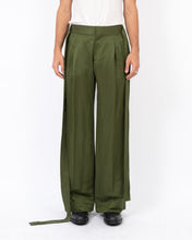 Load image into Gallery viewer, SS19 Belted Azul Khaki Trousers Sample