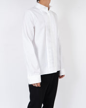 Load image into Gallery viewer, FW20 Pleated Baron White Shirt