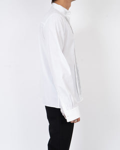 FW20 Pleated Baron White Shirt
