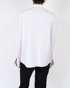 FW20 Pleated Baron White Shirt