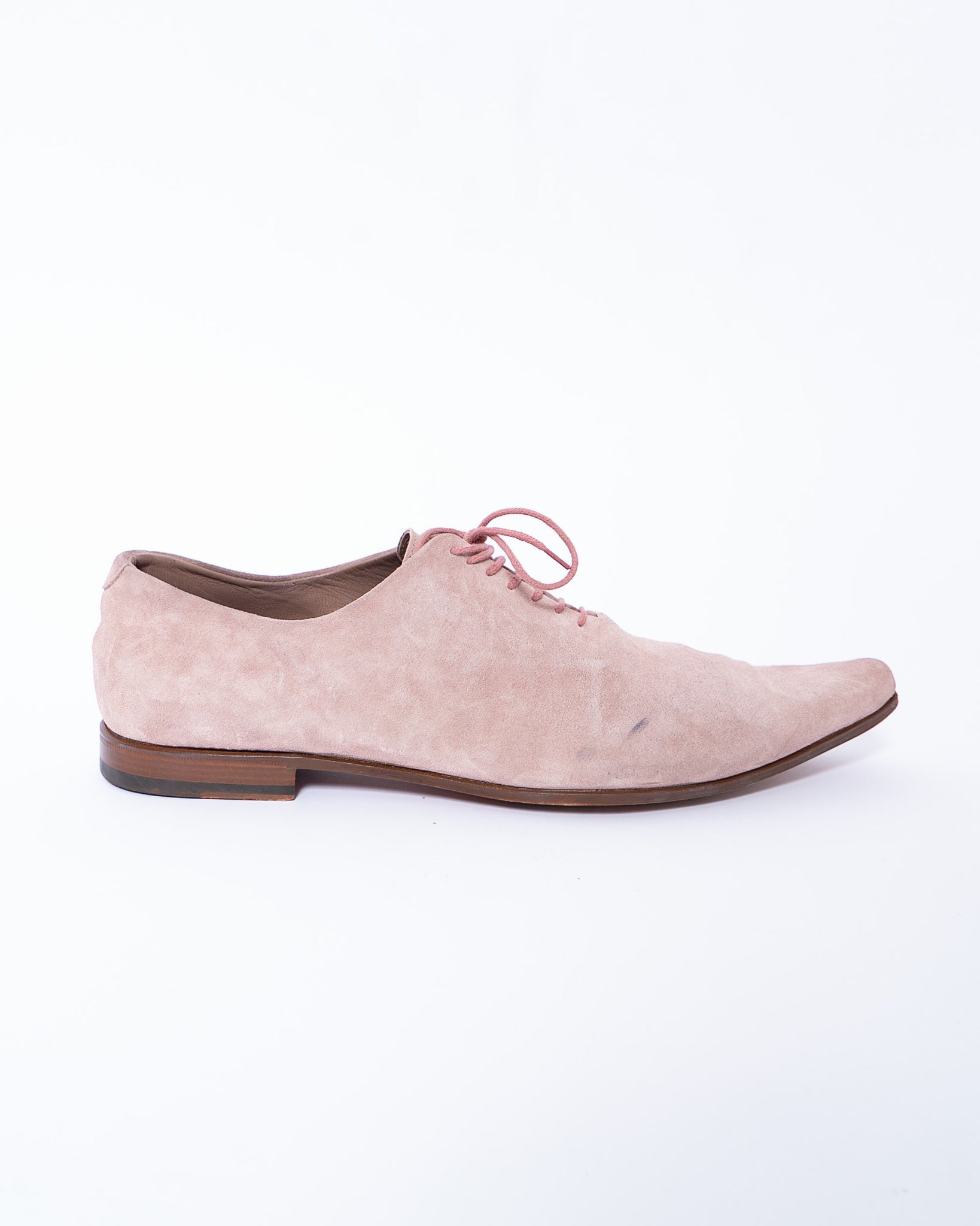 Dusky pink suede shoes Clearance