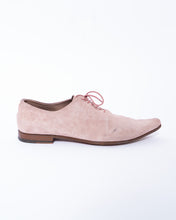 Load image into Gallery viewer, SS15 Pale Pink Suede Derbies