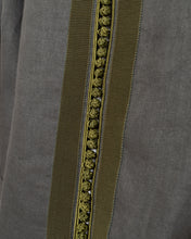 Load image into Gallery viewer, SS19 Khaki Soutache Linen Shirt