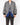 FW19 Grey & Blue Double Layered Quilted Jacket