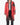 SS18 Oversized Coat in Hand Painted Red Leather