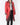 SS18 Oversized Coat in Hand Painted Red Leather