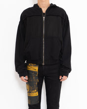 Load image into Gallery viewer, SS17 Raw Edge Zip-Hoodie