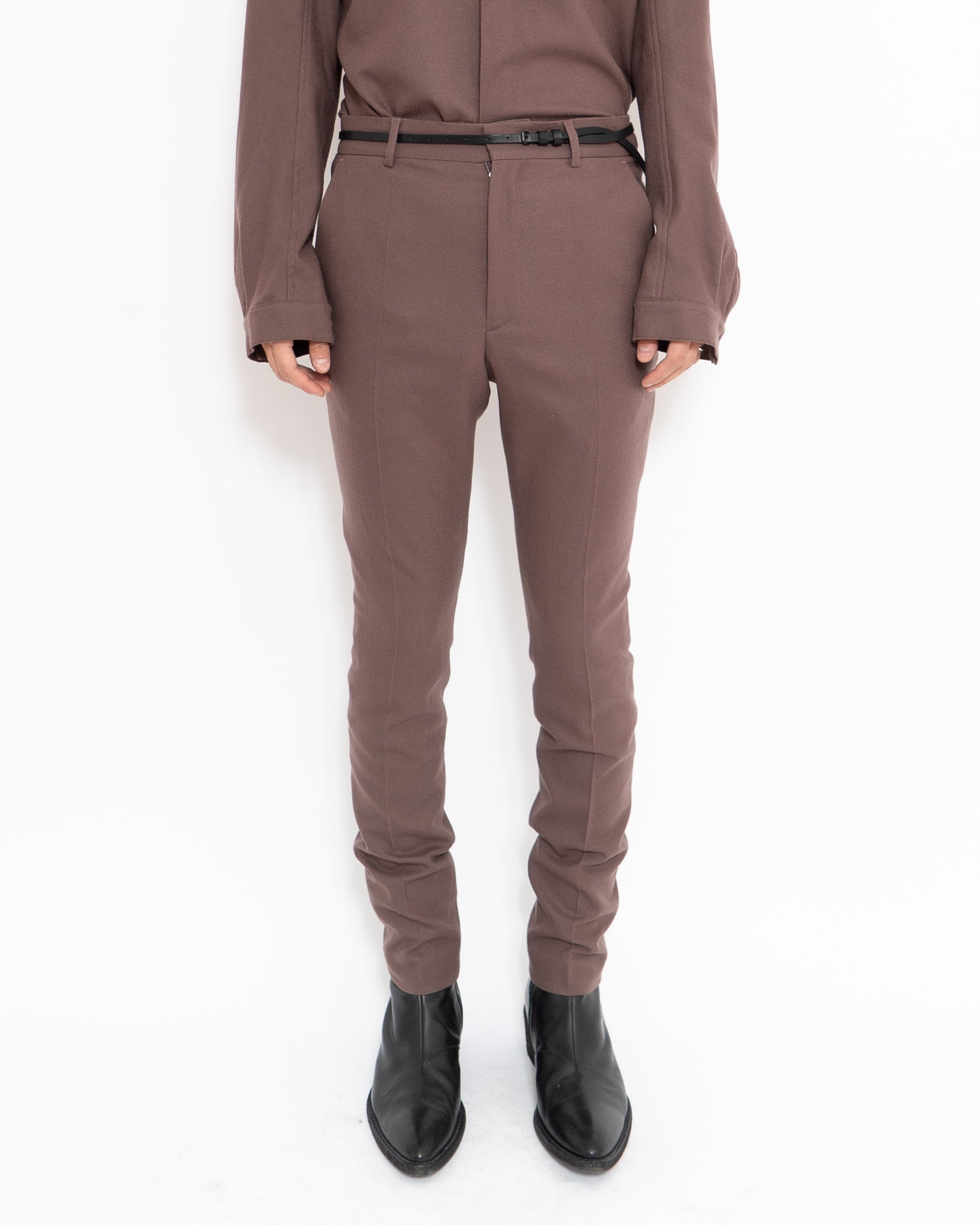 FW14 Calabria Dusty Rose Wool Trousers Sample