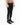 FW16 Cropped Laced Trousers in Black Cotton