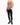 FW16 Cropped Laced Trousers in Black Cotton