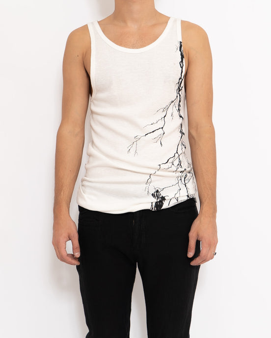 SS16 Aogo Ivory Tree Printed Tanktop Sample