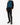 SS20 Cropped Distressed Jacket in Blue & Black Taroni Silk