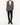 SS18 Draped Back Blazer in Grey Kuiper Satin Viscose