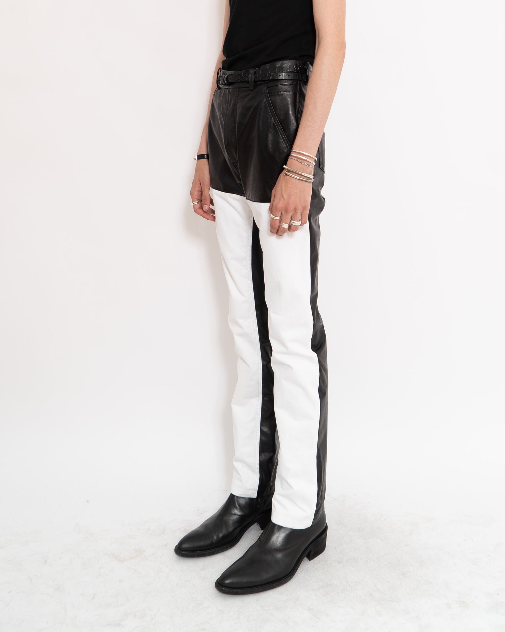 Cowboy hot sale leather trousers