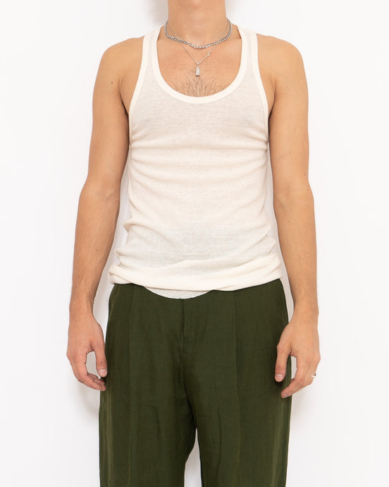 SS19 Cream White Tanktop
