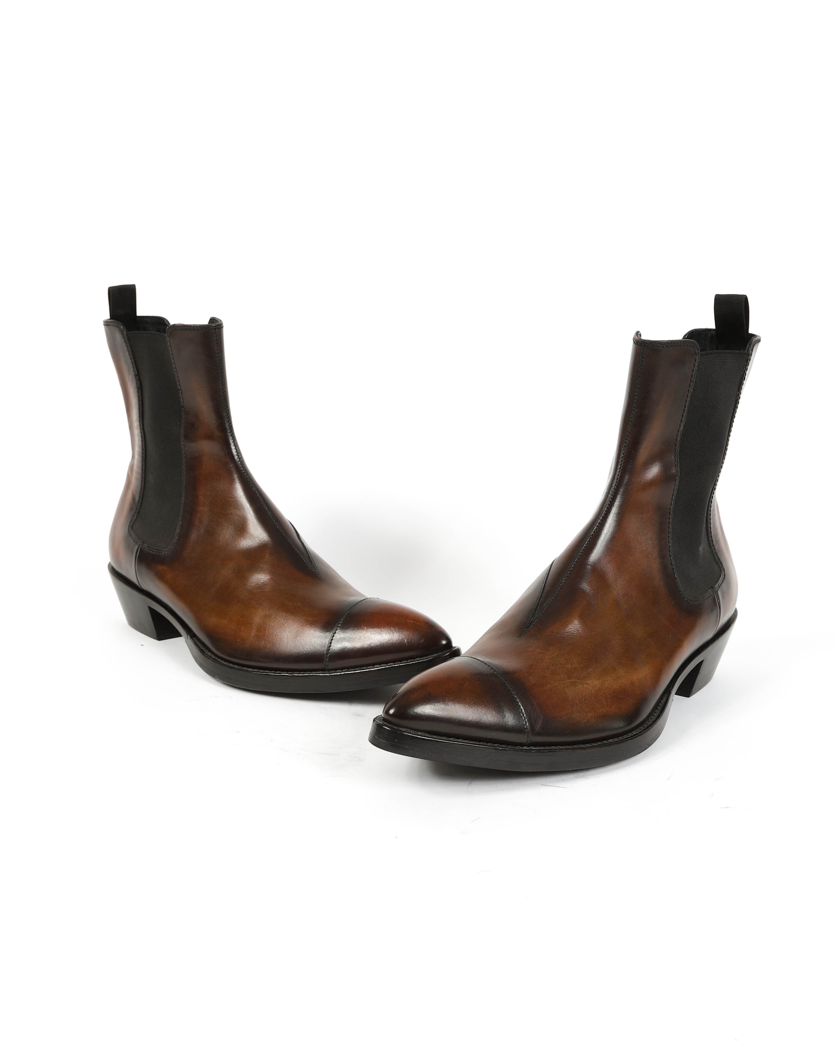 FW17 Keith Austin Boots in Brown Leather