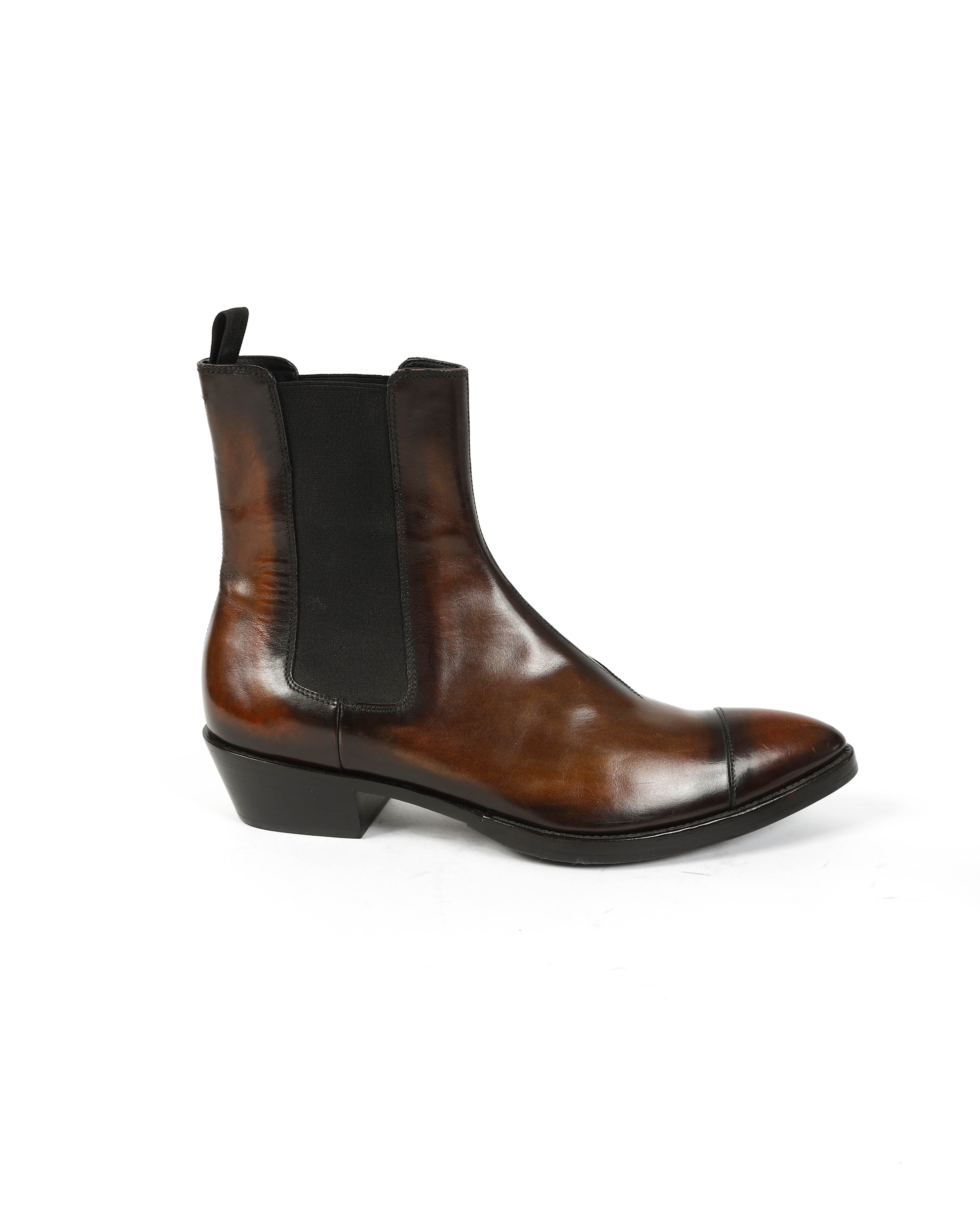 FW17 Keith Austin Boots in Brown Leather