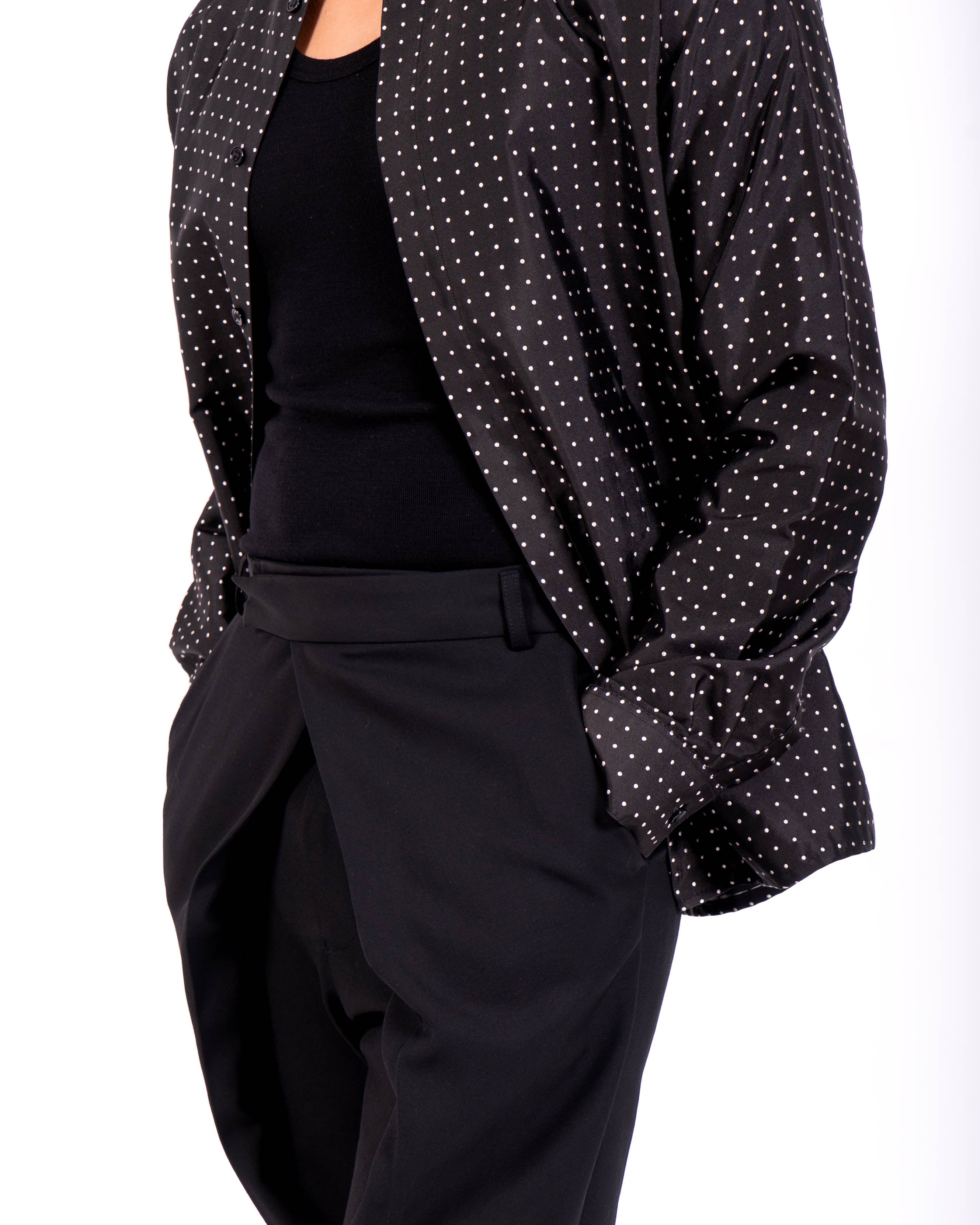 FW17 Classic Shirt in Polka Dot Silk Jacquard