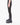 FW16 Cropped Laced Detail Trousers in Matte Black Leather