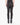 FW16 Cropped Laced Detail Trousers in Matte Black Leather