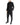 FW17 Velvet Collar Blazer in Black Fleecewool
